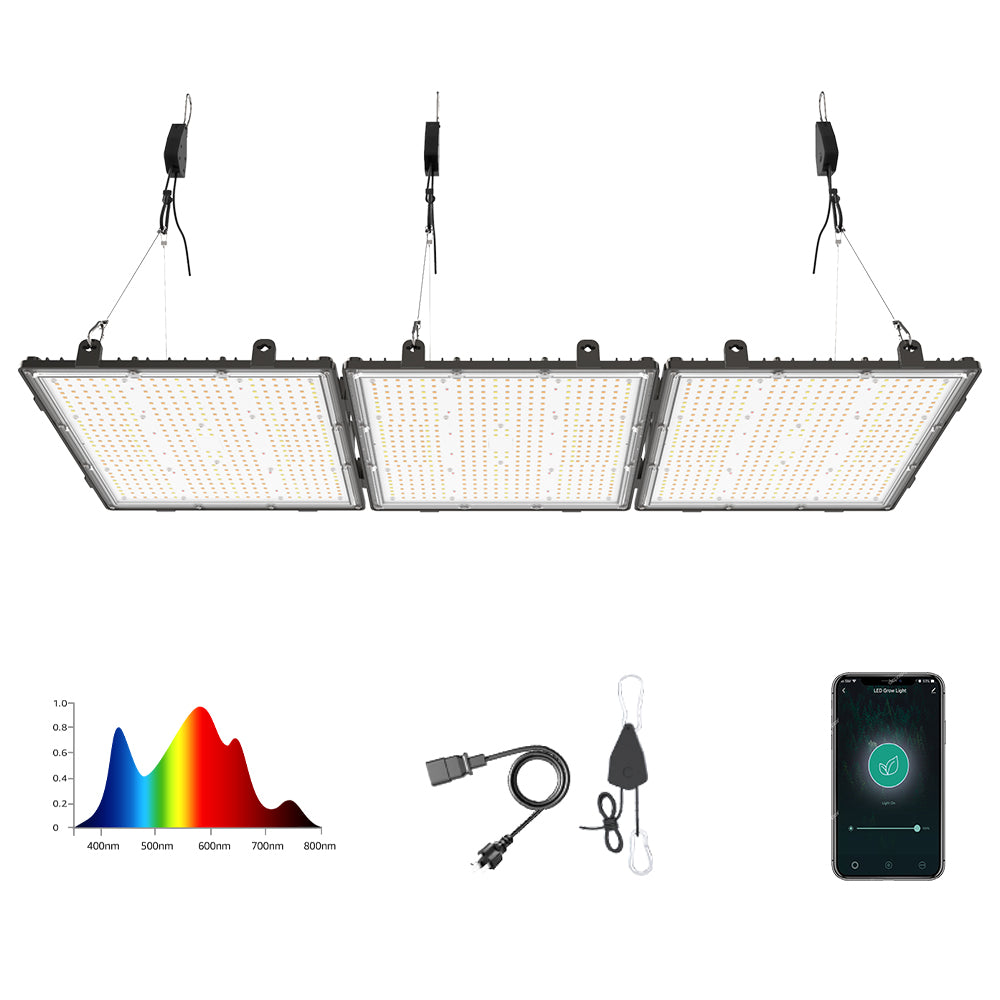 Groplanner LED Grow Light | WIFI Modular | Hi-Groplanner.com